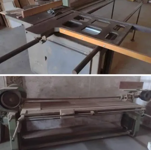 Lixadeira de bancada e Serra Esquadrejadeira 