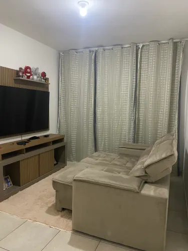 Cortina blackout BEGE com forro pvc e tecido voil 3.00 X 2.80 metros