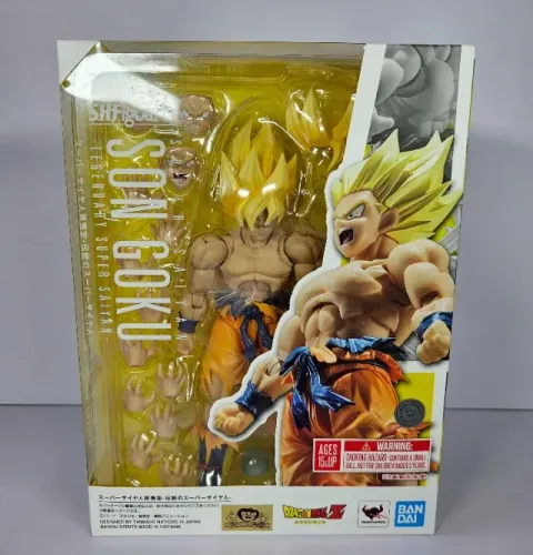 GOKU LEGENDARY SUPER SAIYAN SH FIGUARTS LACRADO (RELANÇAMENTO)
