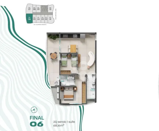 Studio com 2 dormitórios à venda, 68 m² por R$ 128.943,33 - Granja Marileusa - Uberlândia/