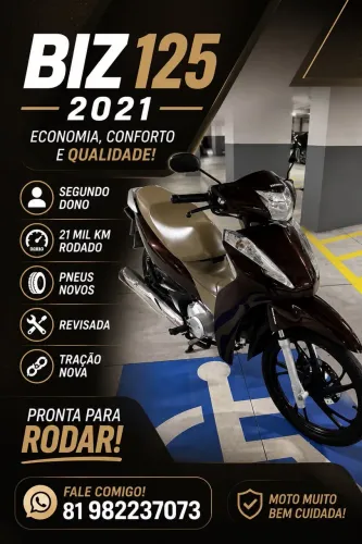 Moto Honda Biz 125 2021 Flex