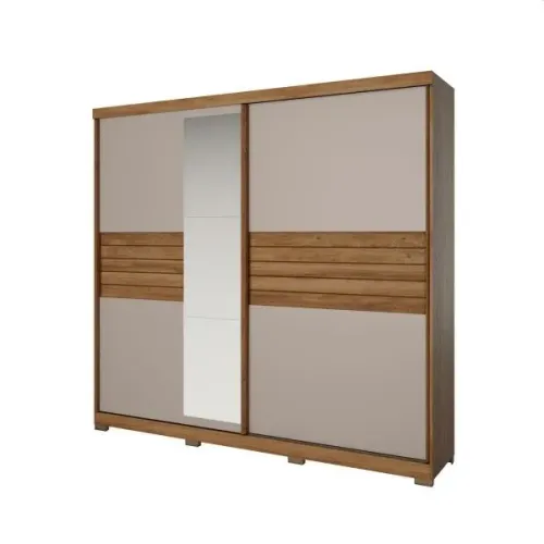 Roupeiro porta de correr com espelho oferta