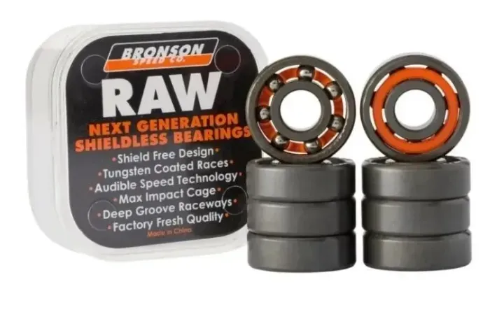 Rolamentos de Skate Bronson Raw - Importados Eua À Prontra Entrega