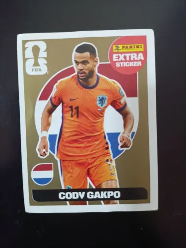 Figurinha legenda ouro CODY GAKPO