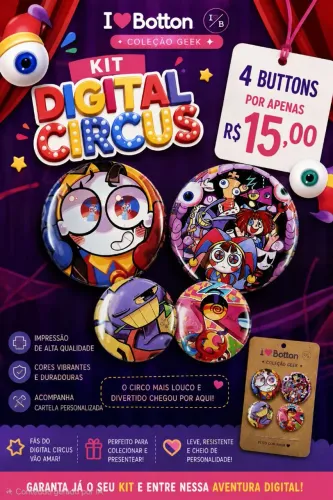 Kit bottons Digital Circus