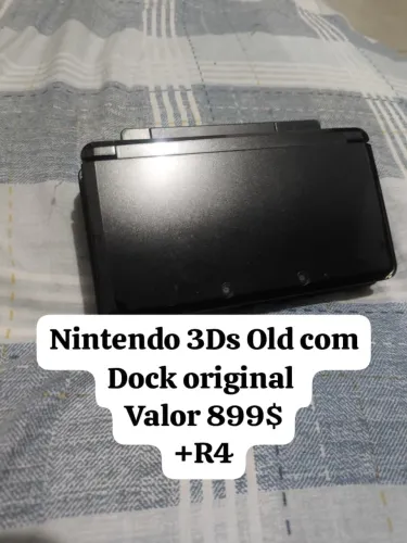 Nintendo 3DS Old + R4 + Dock original