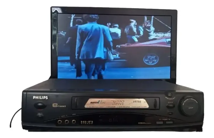 Video Cassete Philips 6 Cabeças Vr 755 Sem Controle # (Usado)
