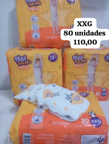 Lote de fraldas XXG 