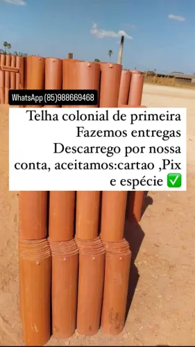 Telha colonial de Primeira