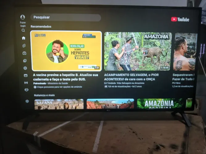 Tv smart de 49"