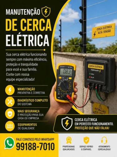 Cerca Elétrica Parou? Resolvemos pra você