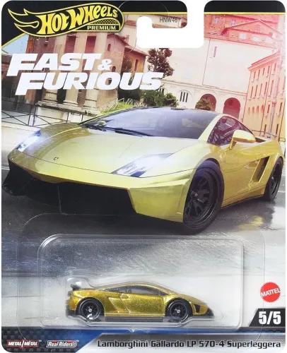 Hot Wheels Fast Furious Lamborghini Gallardo LP 570-4 Superleggera Pneus Real Riders?