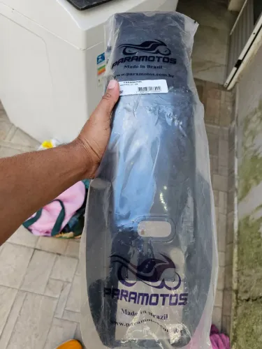 Paralama traseiro Dt200 preto novo