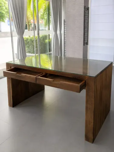 Mesa madeira de demolição