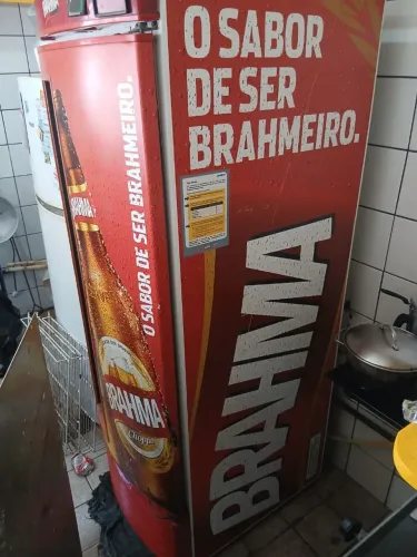GELADEIRA BRAHMA TODA FUNCIONANDO!