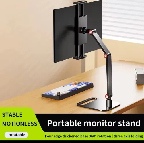 Suporte VESA para Monitor Portátil de até 17 polegadas Suporte Giratório para Tablet 