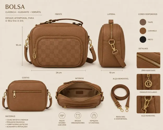 Bolsa Feminina com Alça