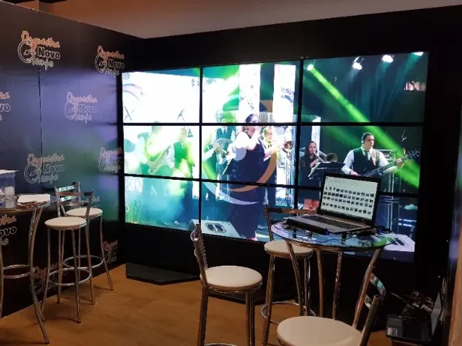 Videowall Samsung - Telão - Telão Copa - Painel telas LCD