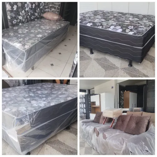 Promoção cama box casal 299 que uma Box solteirão 239 já com a entrega
