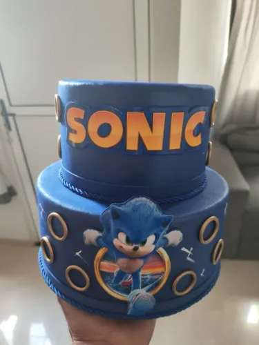 Bolo Fake do Sonic, usado somente 1 vezes