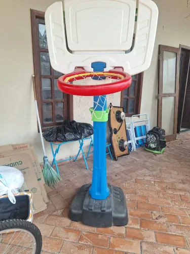 Tabela com Cesta de Basquete Infantil 