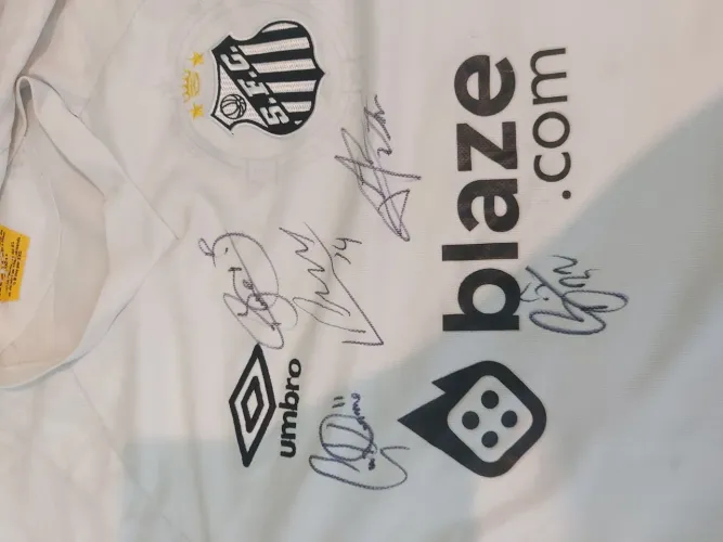 Camisa Santos FC assinatura de Neymar Jr