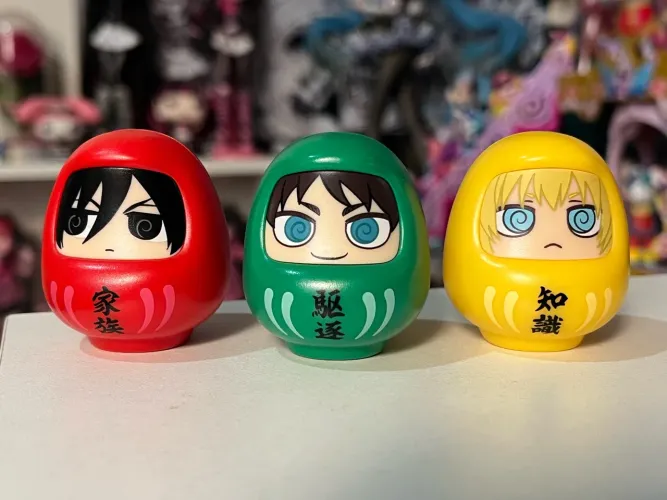 Attack on Titan Shingeki no Kyojin Daruma Ichiban Kuji Eren Mikasa Armin