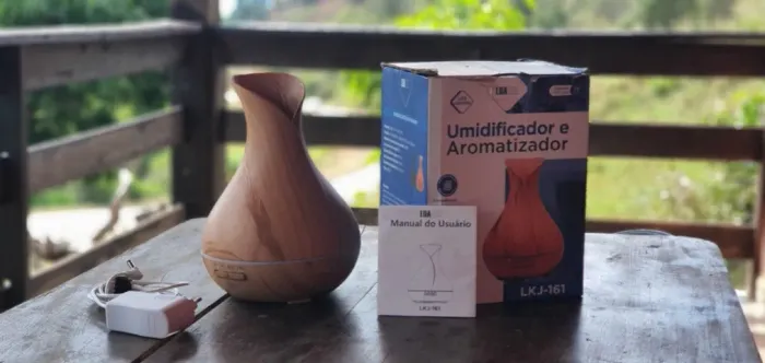 Difusor Umidificador Aromatizador LED 400ml - para óleo essencial