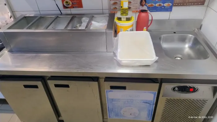 Balcão refrigerado