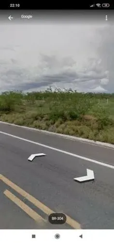 Terreno para posto de gasolina na br 304 entre angicos e Assú