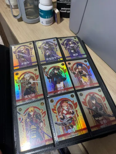 Coleção de Cartas Genshin Impact CP - Álbum Completo/Cartas Raras