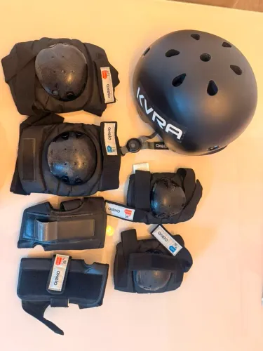 Kit de proteção infantil Sk8,patins,bicicleta