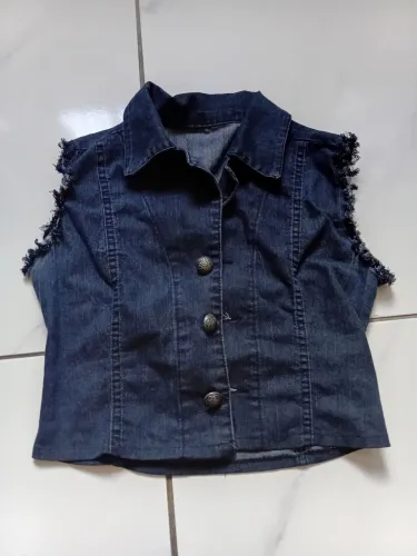 Colete jeans tam. 36/38