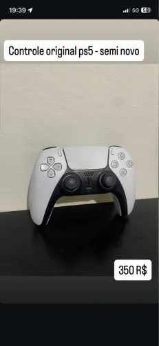 Controle original ps5 - NOVÍSSIMO - 100%