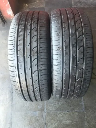 2 PNEUS 205/50/17 COM 90% DE BORRACHA CONTINENTAL