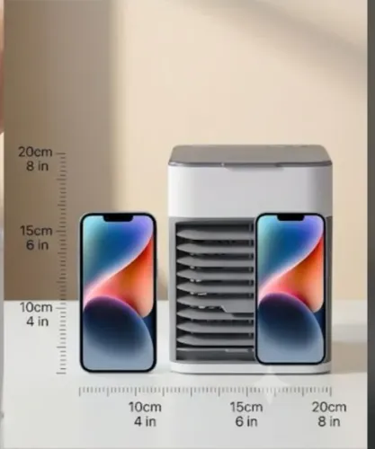 Mini Climatizador Portátil de Mesa