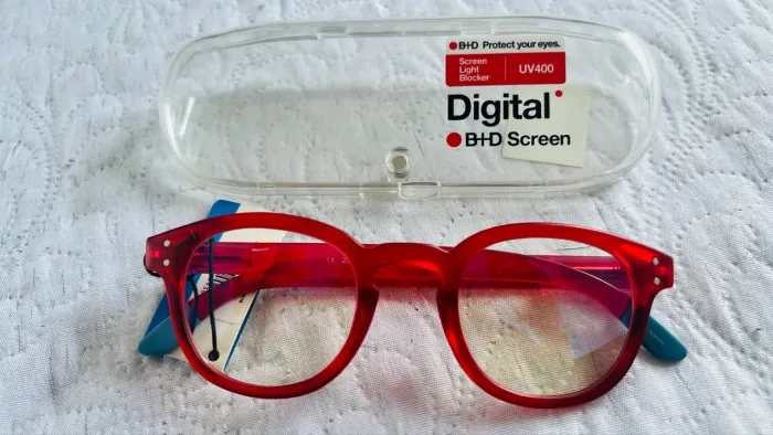 Óculos de leitura B+D vermelho