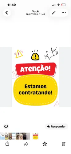 Vagas para atendimento pizzaria