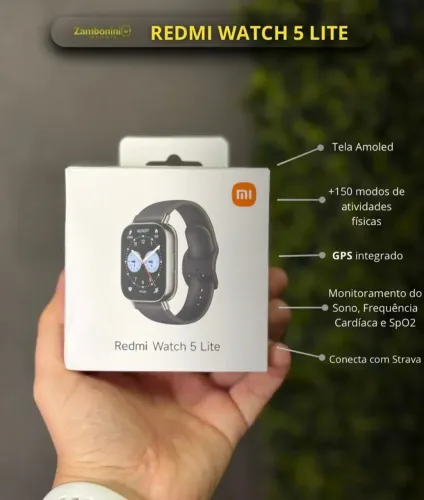 Relógio Redmi Watch 5 lite valor 420
