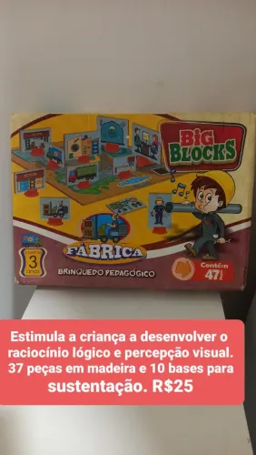 Brinquedo pedagógico de Fábrica