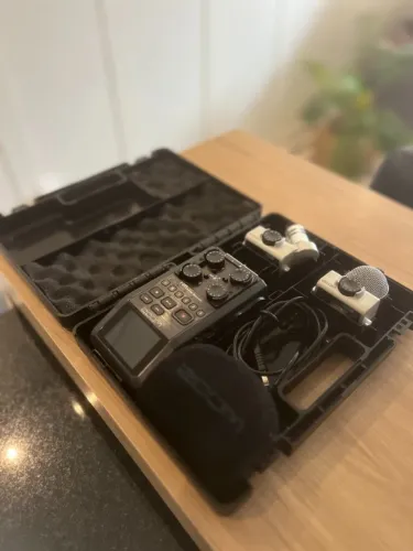 Gravador Zoom H6 Completo com Maleta e 2 Cápsulas