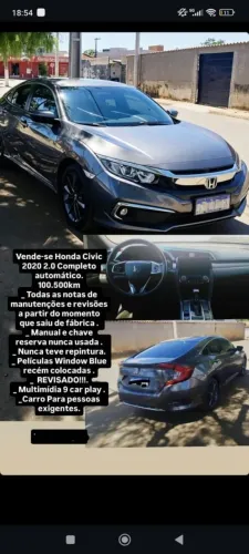 Honda Civic Sedan LX 2.0 Flex 16V Aut. 4P 2020