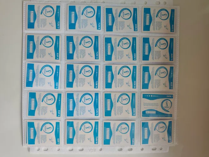 Cromos faltantes figurinhas copa 2022
