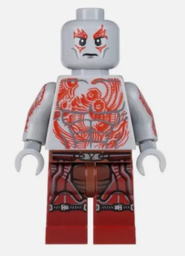 Lego Minifigures Marvel Super Heroes - Drax - Dark Red Legs