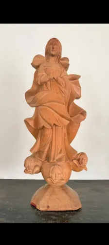 Escultura em madeira de Imagem 