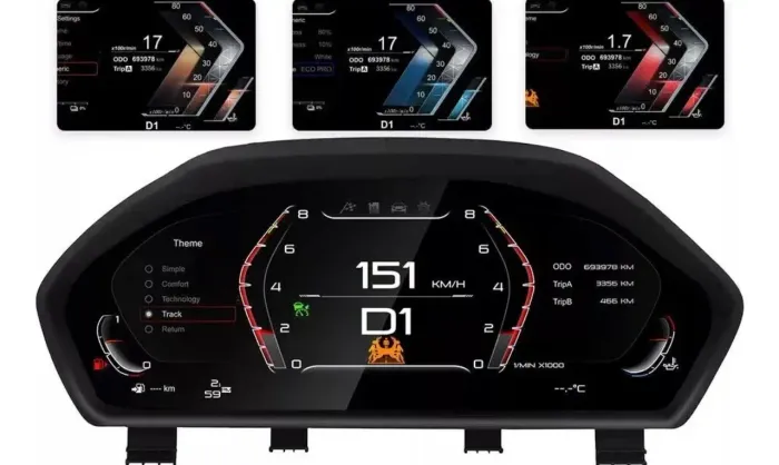 Painel digital para BMW
