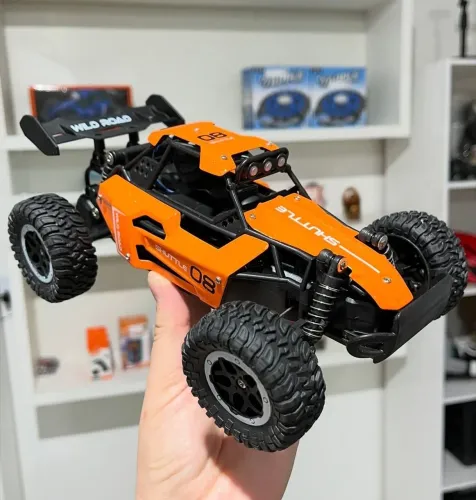 Carro de Controle Remoto Off-Road Carrinho com LED - NOVO