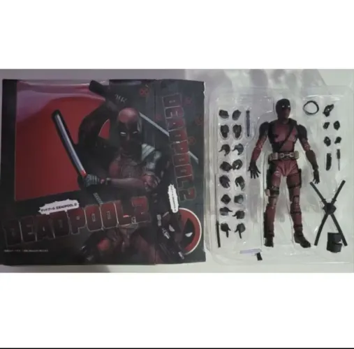 Boneco deadpool 2 action figure revoltech
