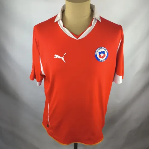 Camisa seleção Chile original marca puma 2011/2012 tamanho G vermelha 