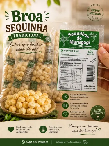 Broa Se quinha ? Sequilhos de Maragogi | Sabor Caseiro que Conquista! ?